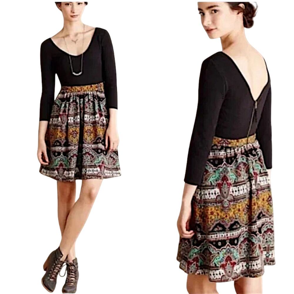 ANTHROPOLOGIE Maeve 12 Arborea Dress